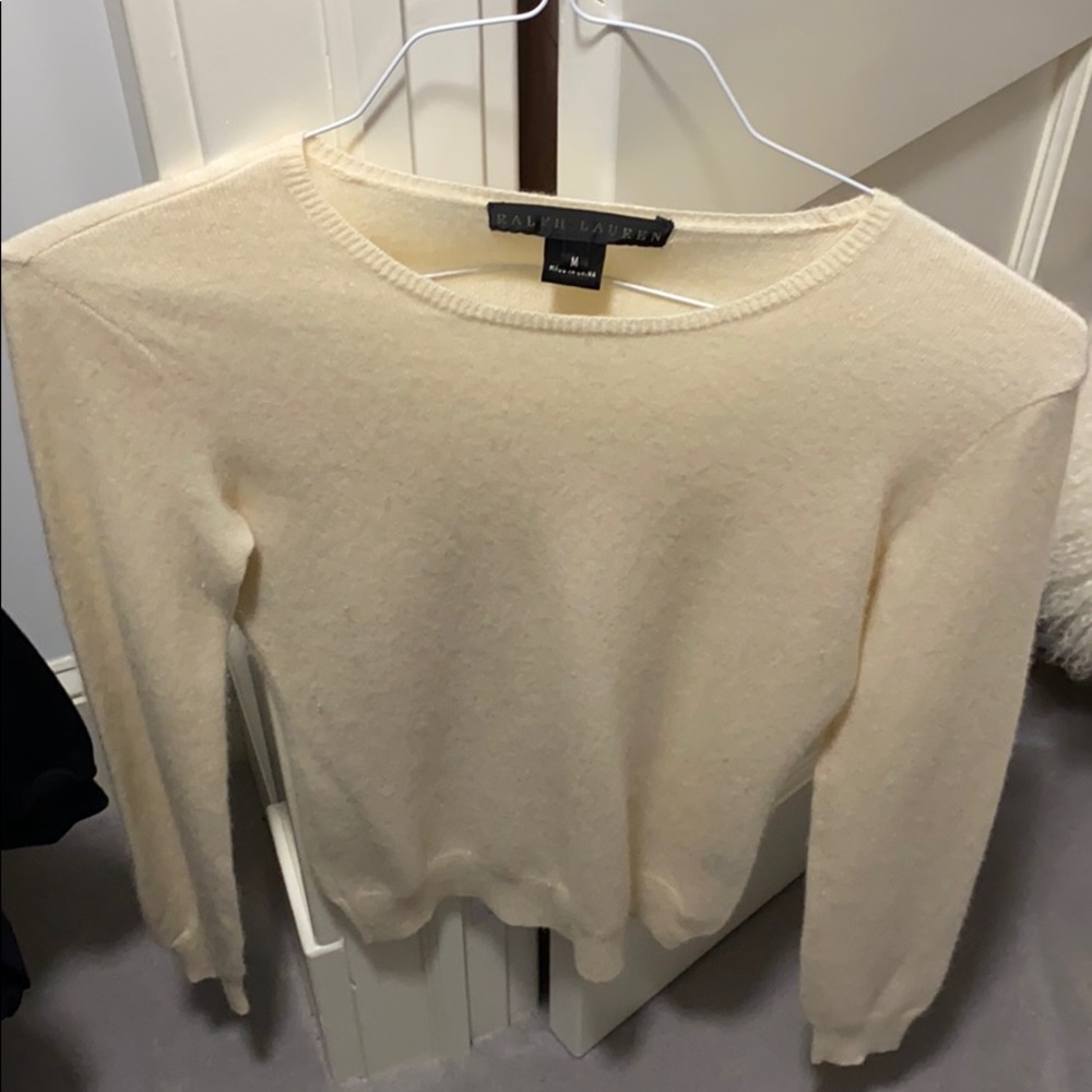 Ralph Lauren Cream Cashmere Sweater